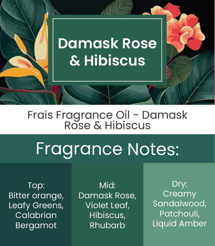Damask Rose & Hibiscus • Fragrance Oil