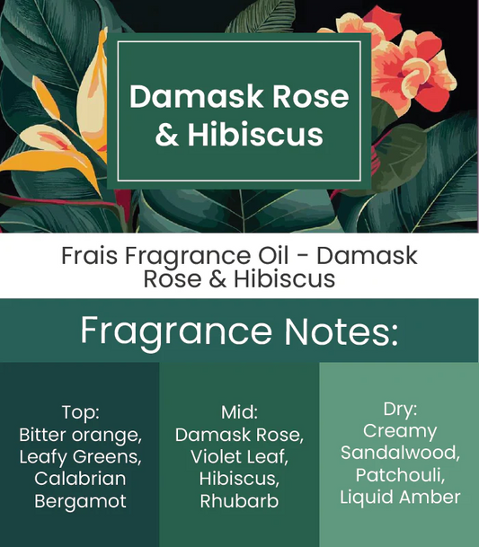 Damask Rose & Hibiscus • Fragrance Oil