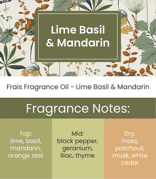 Lime Basil & Mandarin • Fragrance Oil